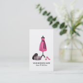 美しいファッションビジネスカード 名刺 (スタンド正面)