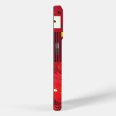 美しいファッション女性とコーヒポップ・アートのーアートトレンディー Case-Mate iPhoneケース (裏面 / 右)