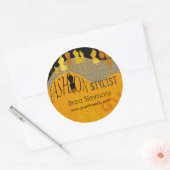 美しいファッション調整コンサルタントスタイリスト ラウンドシール (封筒)