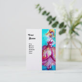 美しいファッション赤ピンクブルーグリーン金ゴールド 名刺 (スタンド正面)