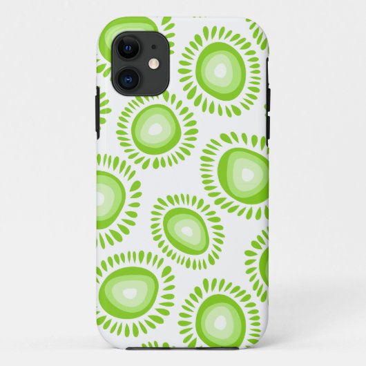 美しいファンキー緑の花iPhone 5ケース Case-Mate iPhoneケース (裏面)