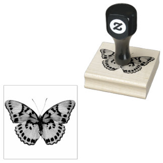 美しいファンシー蝶II ラバースタンプ