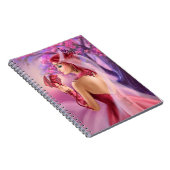 美しいファンタジーの女王及び赤い龍 ノートブック (右側)