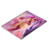 美しいファンタジーの女王及び赤い龍 ノートブック (左側)