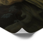 美しいファンタジーの妖精がキャンドルを灯す ポスター (角)