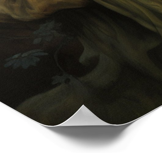 美しいファンタジーの妖精がキャンドルを灯す ポスター (角)