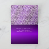 美しいファンタジークリスマスユニコーンホリデーカード シーズンカード (内部)