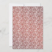 美しいファンタジークリスマスユニコーン喜び 招待状 (裏面)