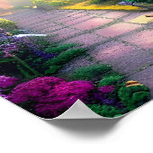 美しいファンタジーコテージガーデンパス ポスター (角)