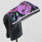 美しいファンタジーデーモン小妖精や小人アニメガール ゴルフヘッドカバー (3/4 正面)