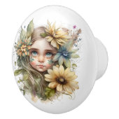 美しいファンタジーフローラ妖精シリーズ セラミックノブ (右)