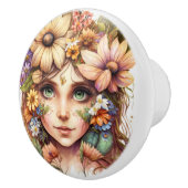 美しいファンタジーフローラ妖精シリーズ セラミックノブ (右)