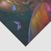 美しいファンタジーレインボーフェアリーのデコパージュ 薄葉紙 (詳細)