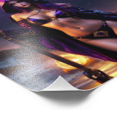 美しいファンタジーワーロックとスケプターバベ フォトプリント            (角)