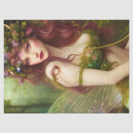 美しいファンタジー妖精のプリンセスデコページ 薄葉紙