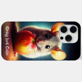 美しいファンタジー毛皮の動物の赤りんご食品 Case-Mate iPhoneケース (裏面 (横))