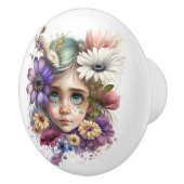 美しいファンタジー花妖精シリーズ セラミックノブ (右)