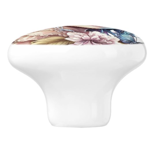 美しいファンタジー花妖精フェアリーシリーズ セラミックノブ (側面)