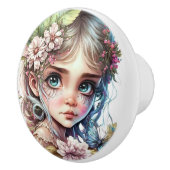 美しいファンタジー花妖精フェアリーシリーズ セラミックノブ (右)