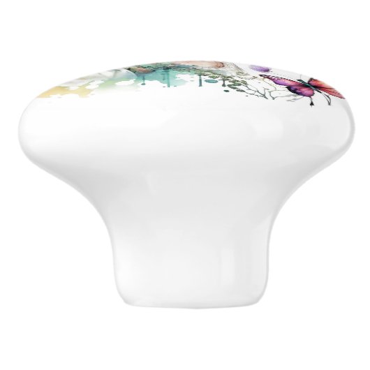 美しいファンタジー花妖精フェアリーシリーズ セラミックノブ (側面)