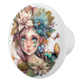 美しいファンタジー花妖精フェアリーシリーズ セラミックノブ (右)