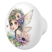 美しいファンタジー花妖精フェアリーシリーズ セラミックノブ (右)