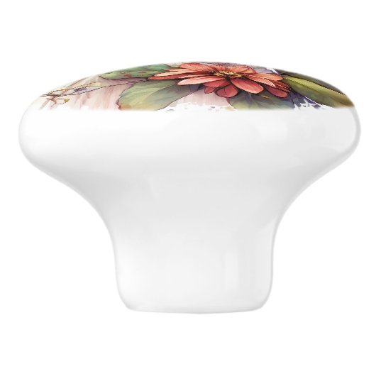 美しいファンタジー花妖精フェアリーシリーズ セラミックノブ (側面)