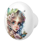 美しいファンタジー花妖精フェアリーシリーズ セラミックノブ (右)