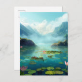 美しいファンタジー魅惑の風景はがき ポストカード (正面/裏面)