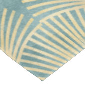 美しいファンパターン,ティール(緑がかった色)金ゴールド,アールデコパターン,c テーブルクロス (アングル)