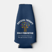 美しいフィジカルセラピーカスタムオフィスPTブルー ボトルクーラー (正面)