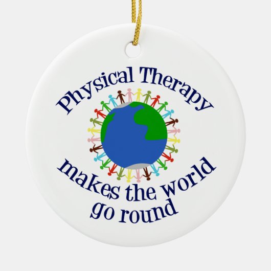 美しいフィジカルセラピーワールド引用文PT セラミックオーナメント (正面)