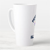 美しいフィジカルセラピー感動的引用文 カフェラテマグ (左アングル)