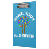 美しいフィジカルセラピー感動的引用文 クリップボード (左)