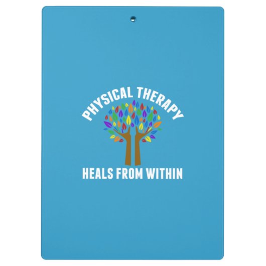 美しいフィジカルセラピー感動的引用文 クリップボード (裏面)