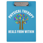 美しいフィジカルセラピー感動的引用文 クリップボード (正面)