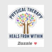 美しいフィジカルセラピー感動的引用文 シール (シート)