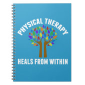美しいフィジカルセラピー感動的引用文 ノートブック (正面)