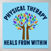 美しいフィジカルセラピー感動的引用文 ポスター (正面)