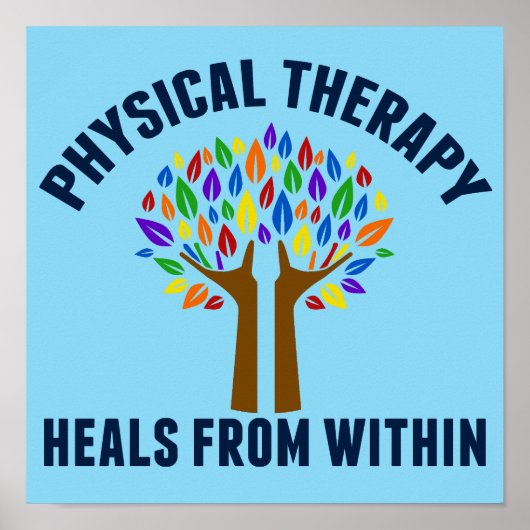 美しいフィジカルセラピー感動的引用文 ポスター (正面)