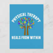 美しいフィジカルセラピー感動的引用文 ポストカード (正面)