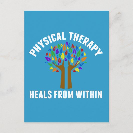 美しいフィジカルセラピー感動的引用文 ポストカード (正面)