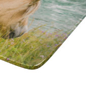 美しいフィヨルドホース カッティングボード (角)