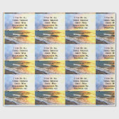 美しいフィリップ4:13聖なる書物、 経典写真 ラッピングペーパー (フラット)