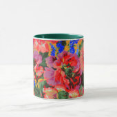 美しいフィリップ・ジェイコブス生地ポピー・マグカップ マグカップ (中央)