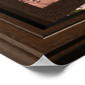 美しいフェイクウィンドウビューブライスキャニオンユタ ポスター (角)