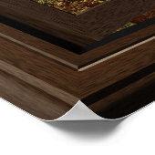 美しいフェイクウィンドウビューブライスキャニオンユタ ポスター (角)