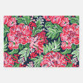 美しいフェスティバルフローラ ラッピングペーパーシート (正面)