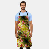 美しいフェスティバルリンゴ エプロン (着用した状態)