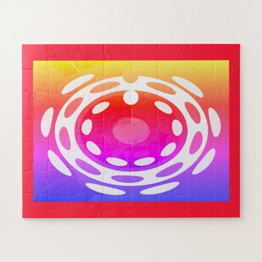 美しいフェスティバル抽象芸術アートジグソーパズル ジグソーパズル (横)